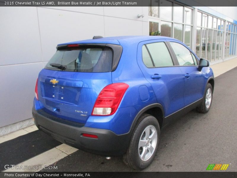 Brilliant Blue Metallic / Jet Black/Light Titanium 2016 Chevrolet Trax LS AWD