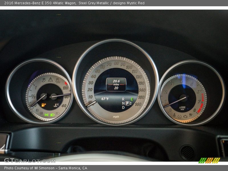  2016 E 350 4Matic Wagon 350 4Matic Wagon Gauges