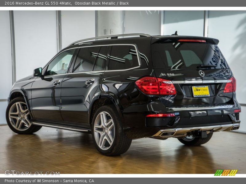 Obsidian Black Metallic / Black 2016 Mercedes-Benz GL 550 4Matic