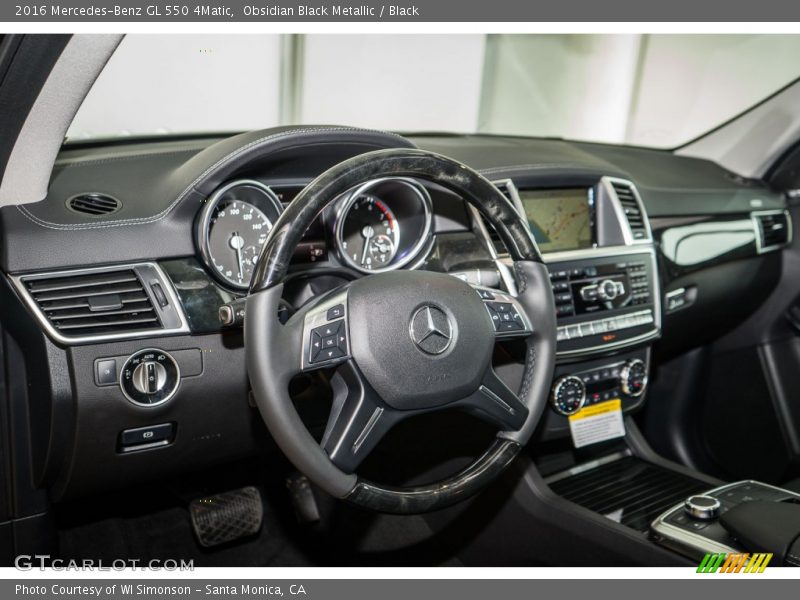 Obsidian Black Metallic / Black 2016 Mercedes-Benz GL 550 4Matic