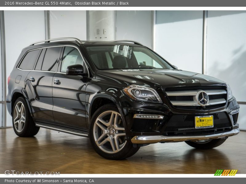 Obsidian Black Metallic / Black 2016 Mercedes-Benz GL 550 4Matic