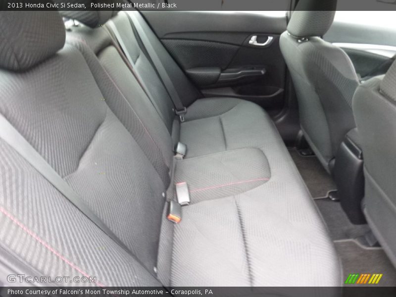 Polished Metal Metallic / Black 2013 Honda Civic Si Sedan