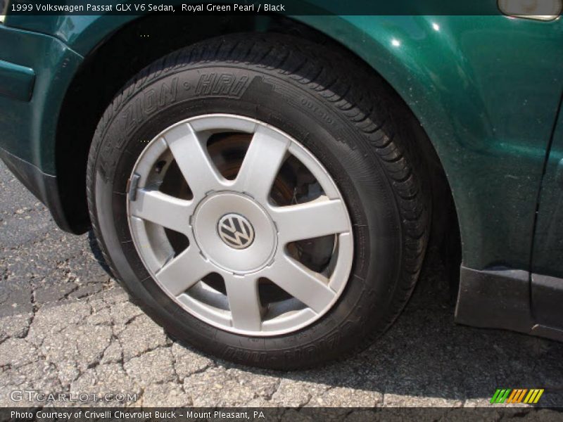 Royal Green Pearl / Black 1999 Volkswagen Passat GLX V6 Sedan