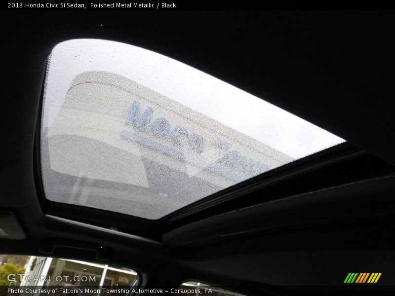 Polished Metal Metallic / Black 2013 Honda Civic Si Sedan