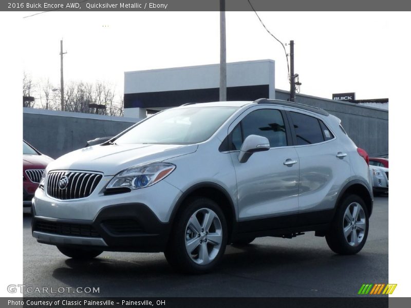 Quicksilver Metallic / Ebony 2016 Buick Encore AWD