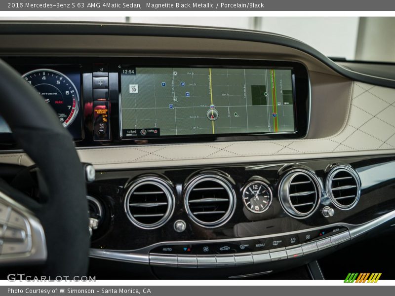 Controls of 2016 S 63 AMG 4Matic Sedan