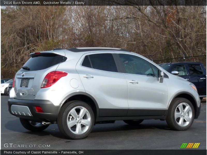 Quicksilver Metallic / Ebony 2016 Buick Encore AWD