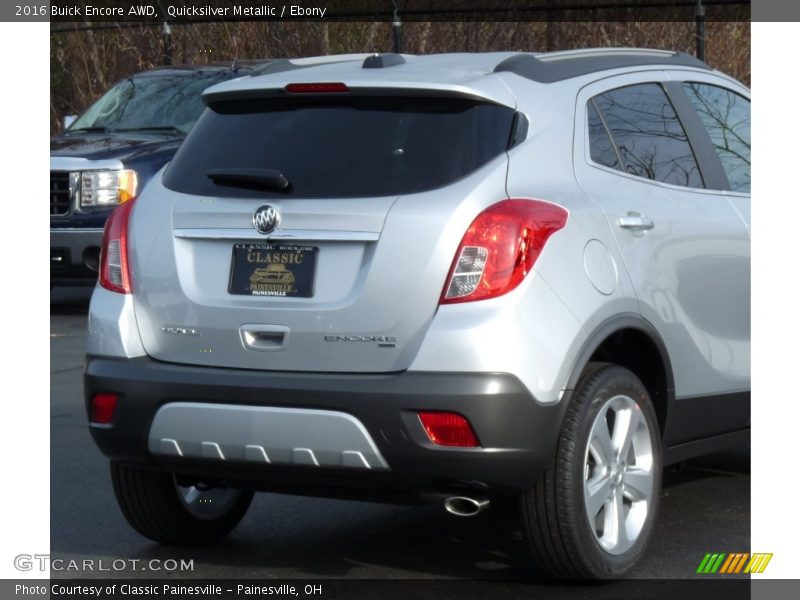 Quicksilver Metallic / Ebony 2016 Buick Encore AWD