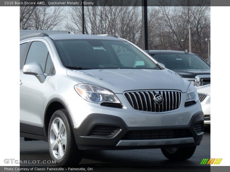 Quicksilver Metallic / Ebony 2016 Buick Encore AWD