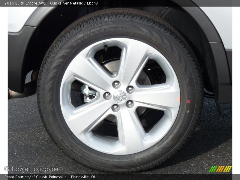 Quicksilver Metallic / Ebony 2016 Buick Encore AWD