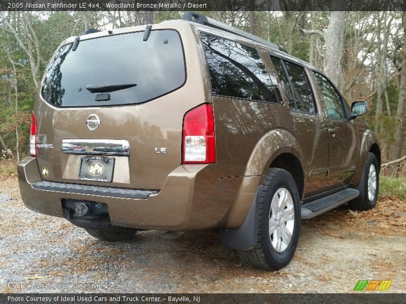 Woodland Bronze Metallic / Desert 2005 Nissan Pathfinder LE 4x4