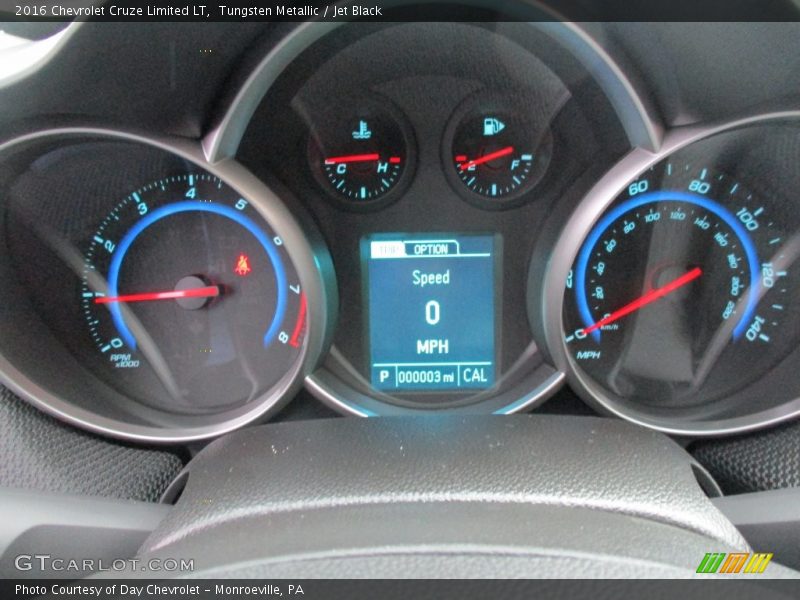 Tungsten Metallic / Jet Black 2016 Chevrolet Cruze Limited LT