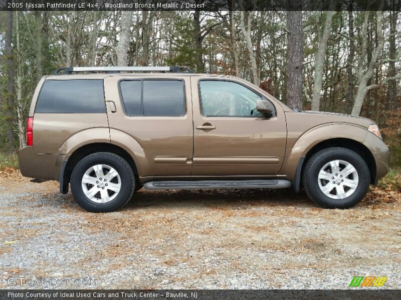 Woodland Bronze Metallic / Desert 2005 Nissan Pathfinder LE 4x4