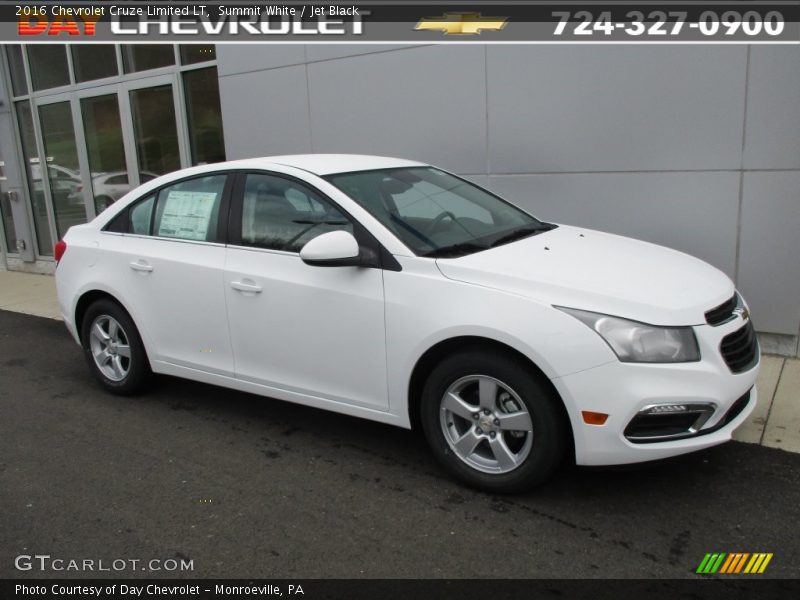 Summit White / Jet Black 2016 Chevrolet Cruze Limited LT