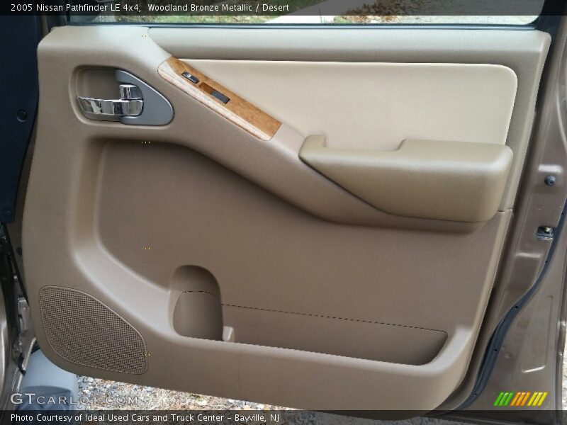 Woodland Bronze Metallic / Desert 2005 Nissan Pathfinder LE 4x4