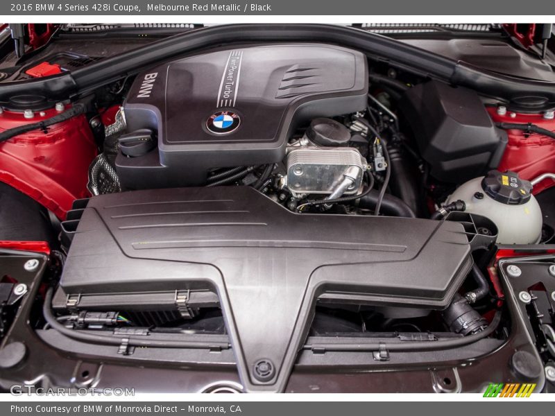 Melbourne Red Metallic / Black 2016 BMW 4 Series 428i Coupe