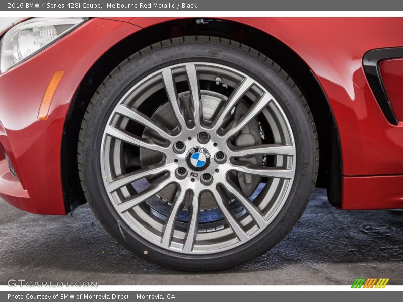 Melbourne Red Metallic / Black 2016 BMW 4 Series 428i Coupe