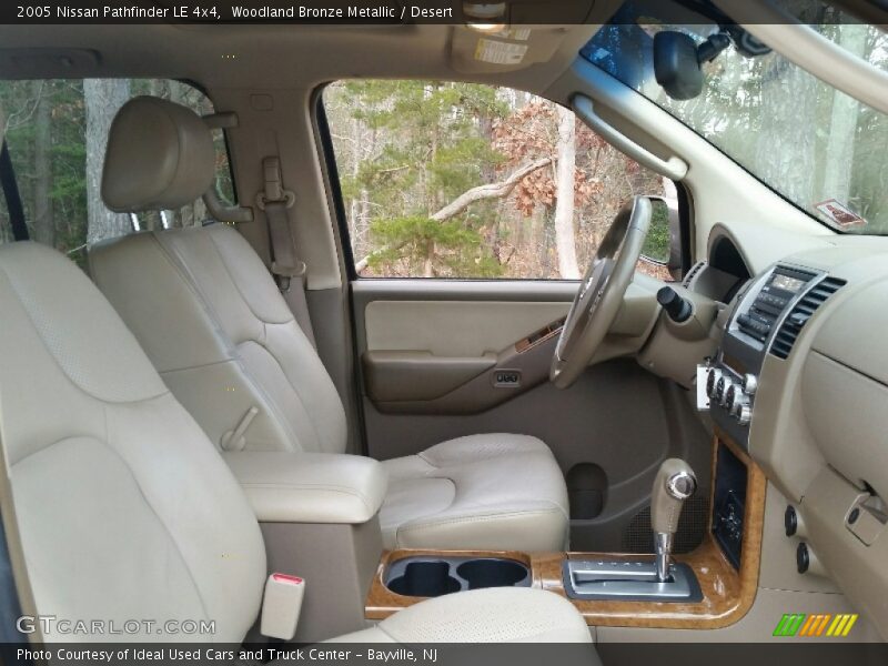 Woodland Bronze Metallic / Desert 2005 Nissan Pathfinder LE 4x4