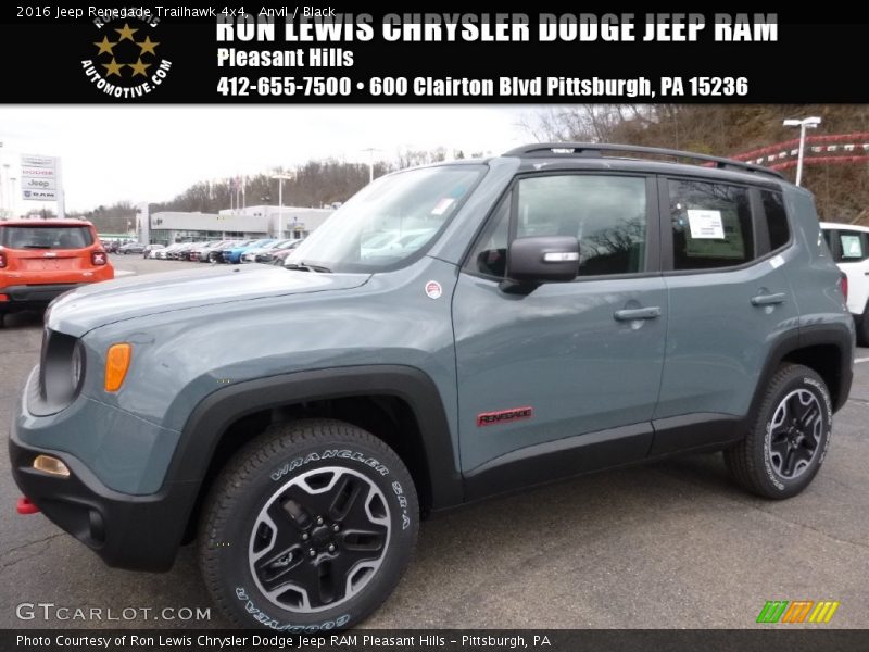 Anvil / Black 2016 Jeep Renegade Trailhawk 4x4