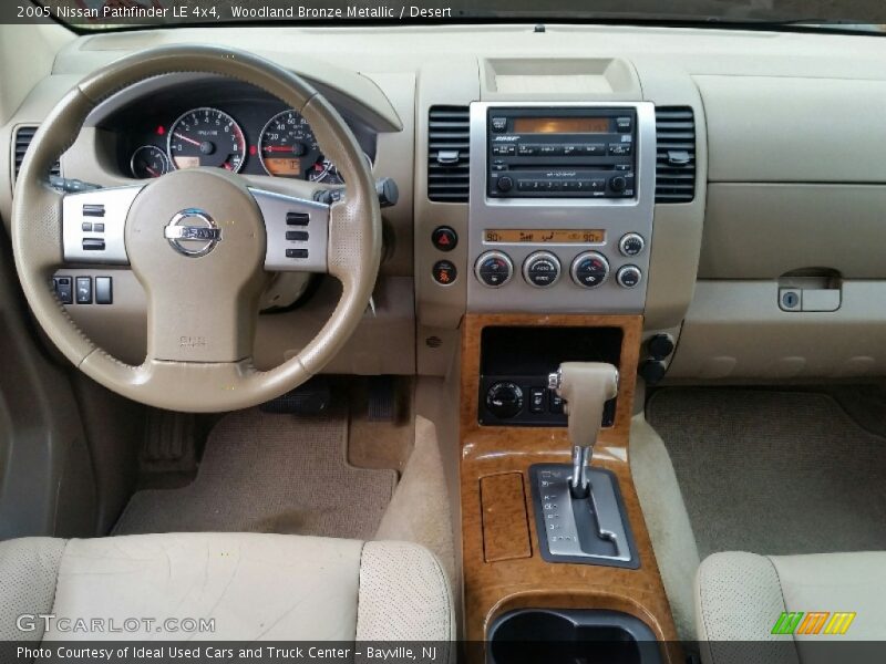 Woodland Bronze Metallic / Desert 2005 Nissan Pathfinder LE 4x4