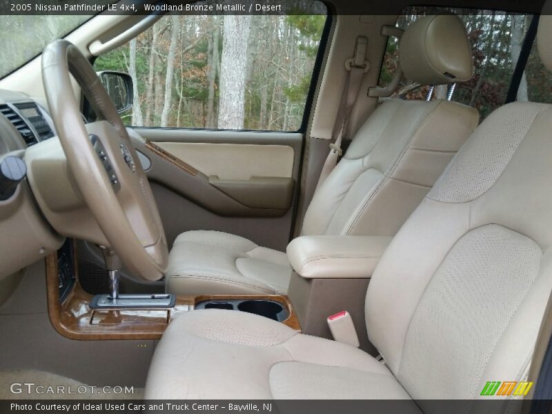 Woodland Bronze Metallic / Desert 2005 Nissan Pathfinder LE 4x4