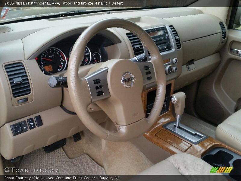 Woodland Bronze Metallic / Desert 2005 Nissan Pathfinder LE 4x4