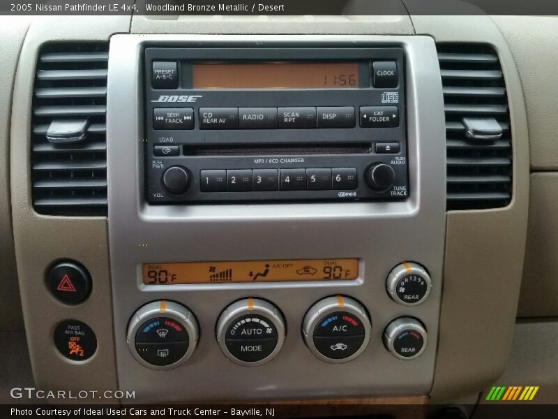 Woodland Bronze Metallic / Desert 2005 Nissan Pathfinder LE 4x4