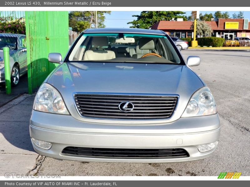 Millennium Silver Metallic / Ecru Beige 2002 Lexus LS 430