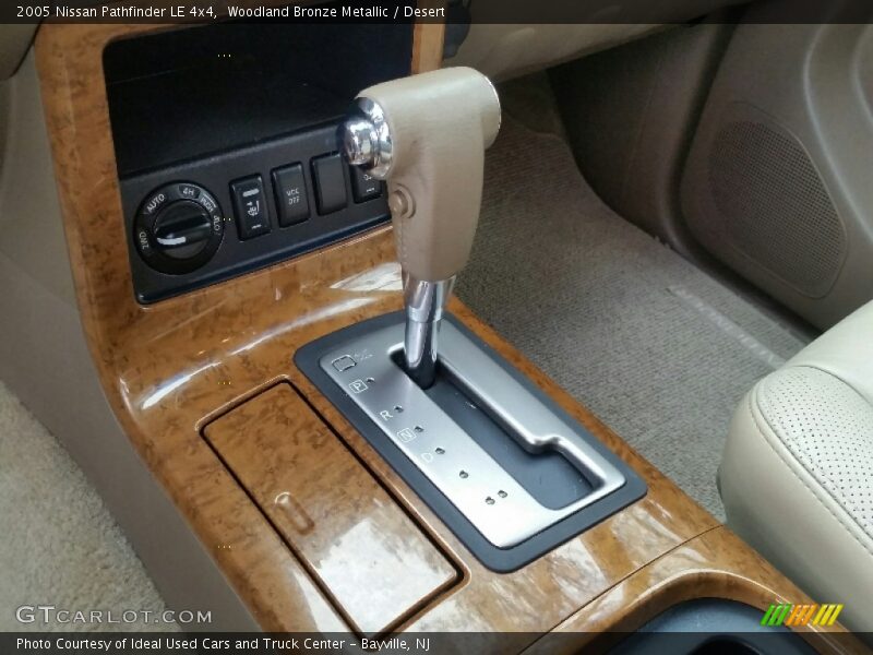 Woodland Bronze Metallic / Desert 2005 Nissan Pathfinder LE 4x4