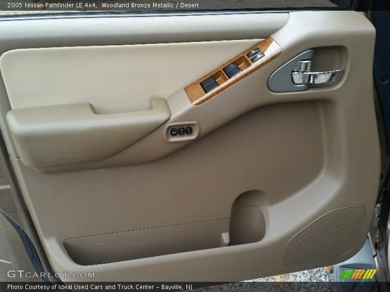 Woodland Bronze Metallic / Desert 2005 Nissan Pathfinder LE 4x4