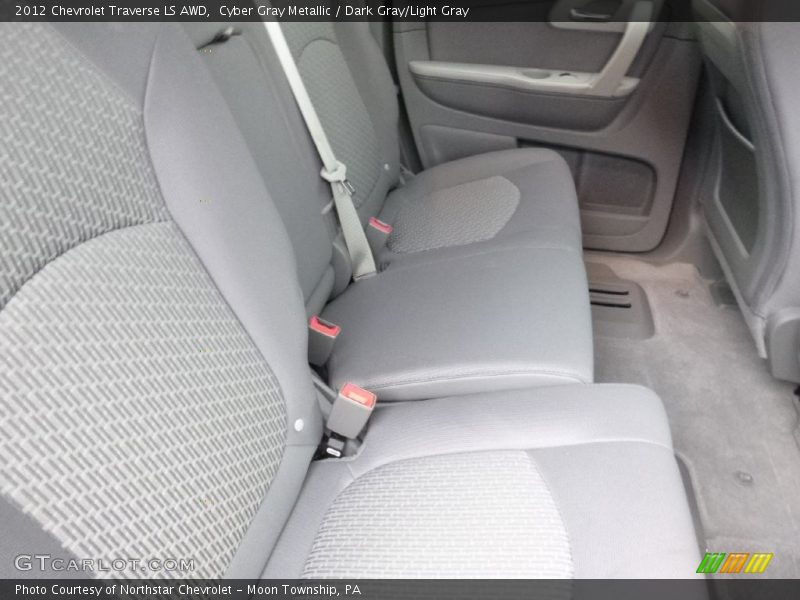 Cyber Gray Metallic / Dark Gray/Light Gray 2012 Chevrolet Traverse LS AWD