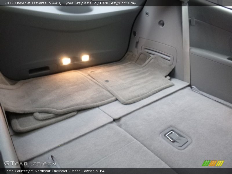 Cyber Gray Metallic / Dark Gray/Light Gray 2012 Chevrolet Traverse LS AWD