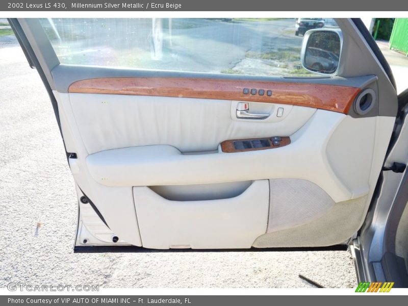 Millennium Silver Metallic / Ecru Beige 2002 Lexus LS 430