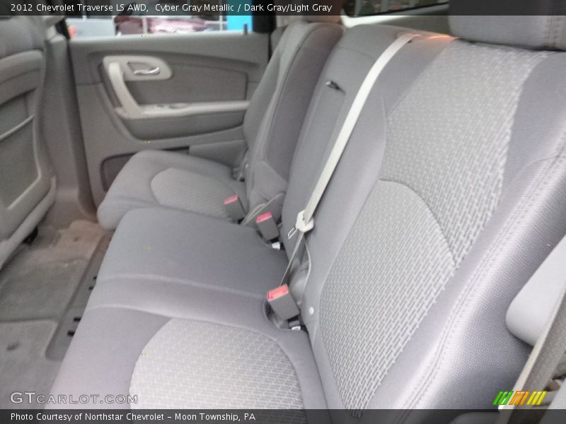Cyber Gray Metallic / Dark Gray/Light Gray 2012 Chevrolet Traverse LS AWD