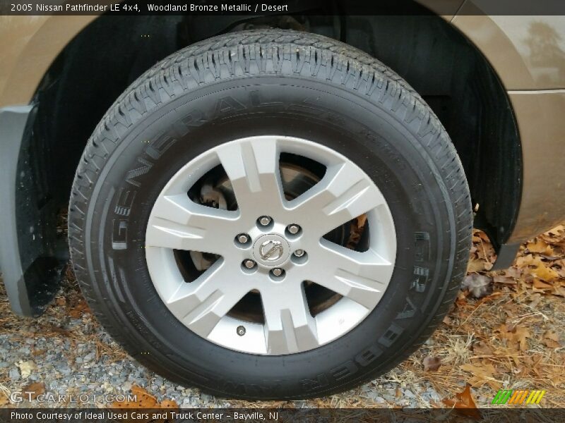 Woodland Bronze Metallic / Desert 2005 Nissan Pathfinder LE 4x4