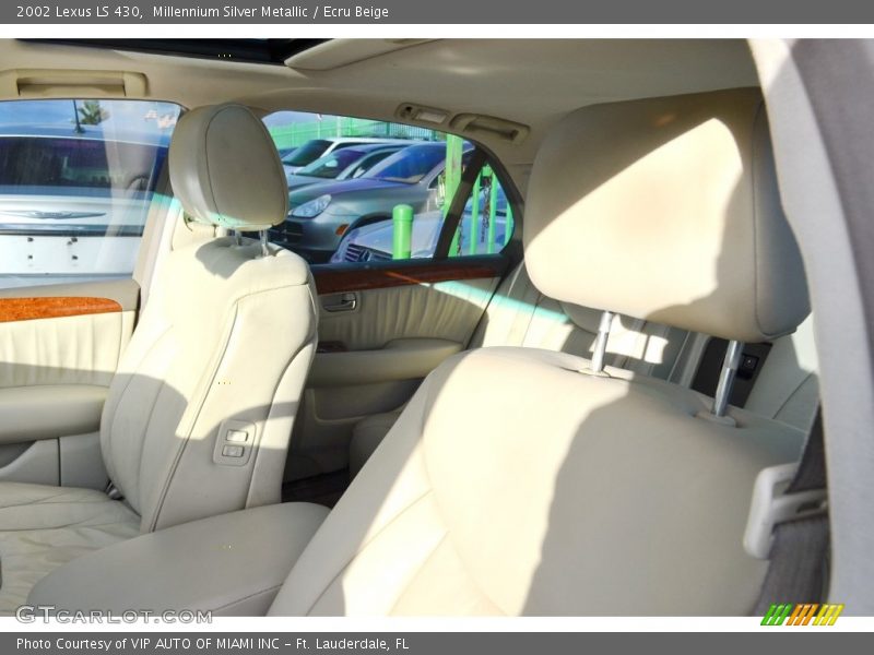 Millennium Silver Metallic / Ecru Beige 2002 Lexus LS 430