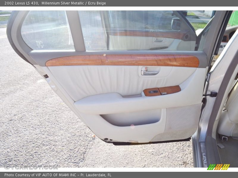 Millennium Silver Metallic / Ecru Beige 2002 Lexus LS 430