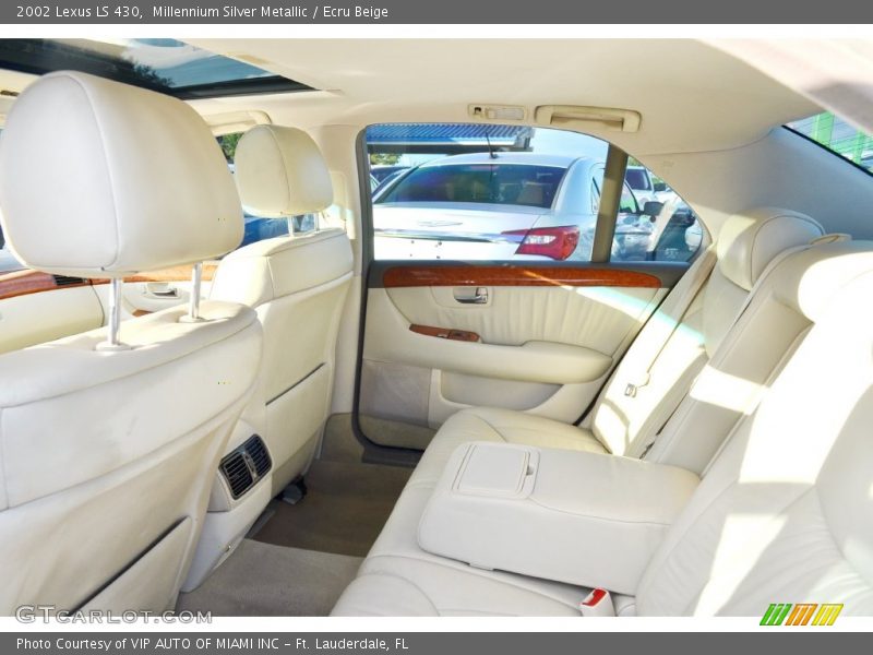 Millennium Silver Metallic / Ecru Beige 2002 Lexus LS 430