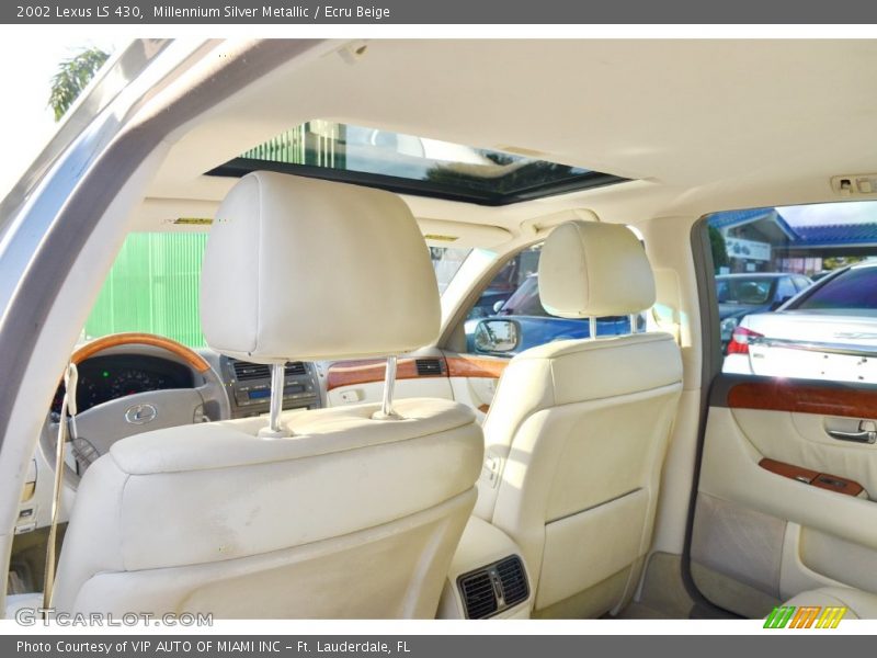 Millennium Silver Metallic / Ecru Beige 2002 Lexus LS 430