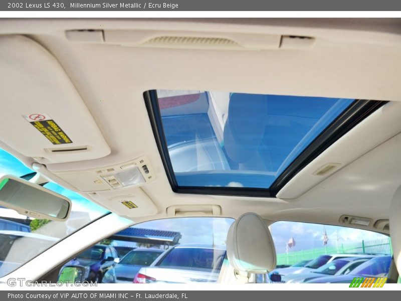 Millennium Silver Metallic / Ecru Beige 2002 Lexus LS 430