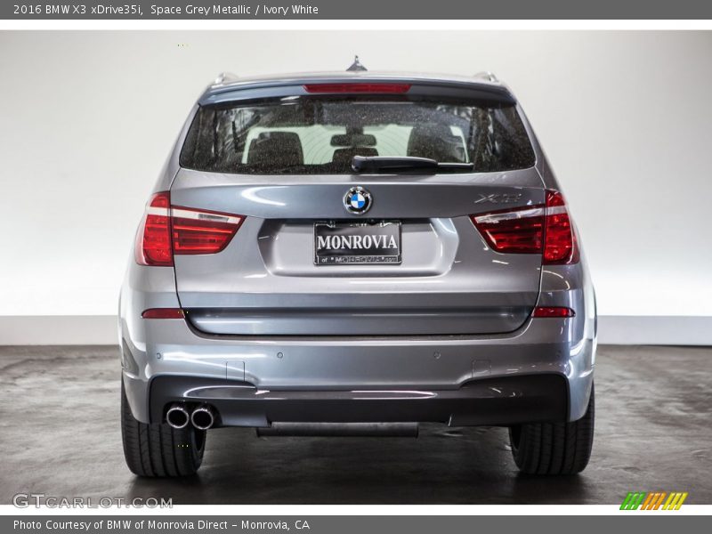 Space Grey Metallic / Ivory White 2016 BMW X3 xDrive35i