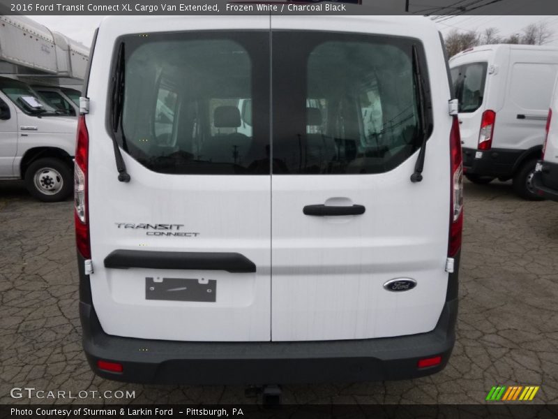 Frozen White / Charcoal Black 2016 Ford Transit Connect XL Cargo Van Extended