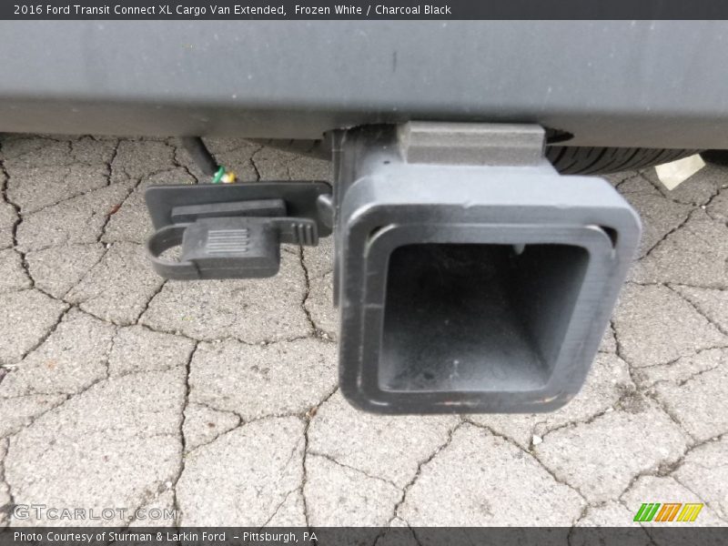 Frozen White / Charcoal Black 2016 Ford Transit Connect XL Cargo Van Extended