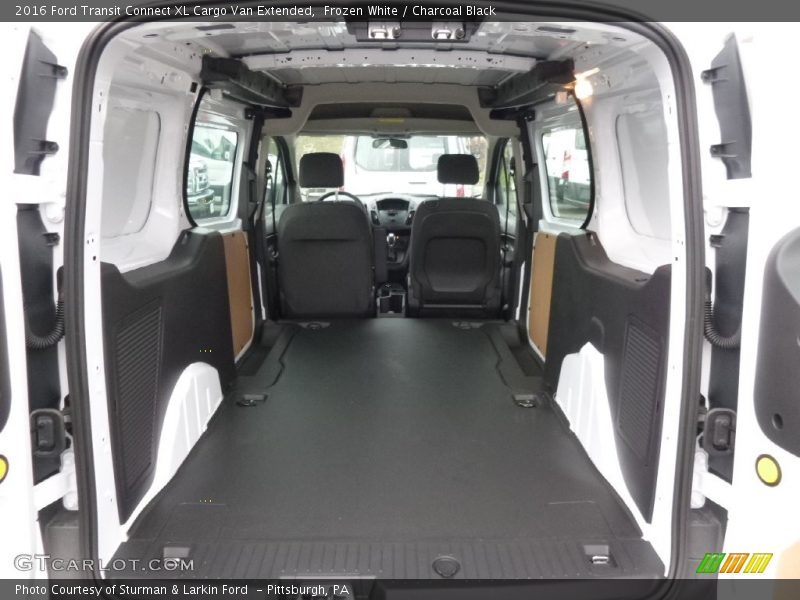 Frozen White / Charcoal Black 2016 Ford Transit Connect XL Cargo Van Extended