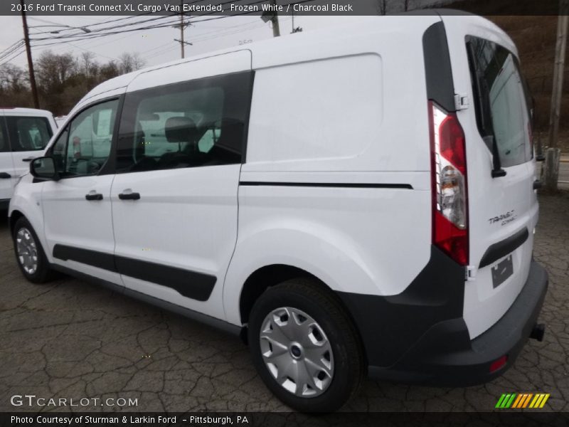 Frozen White / Charcoal Black 2016 Ford Transit Connect XL Cargo Van Extended