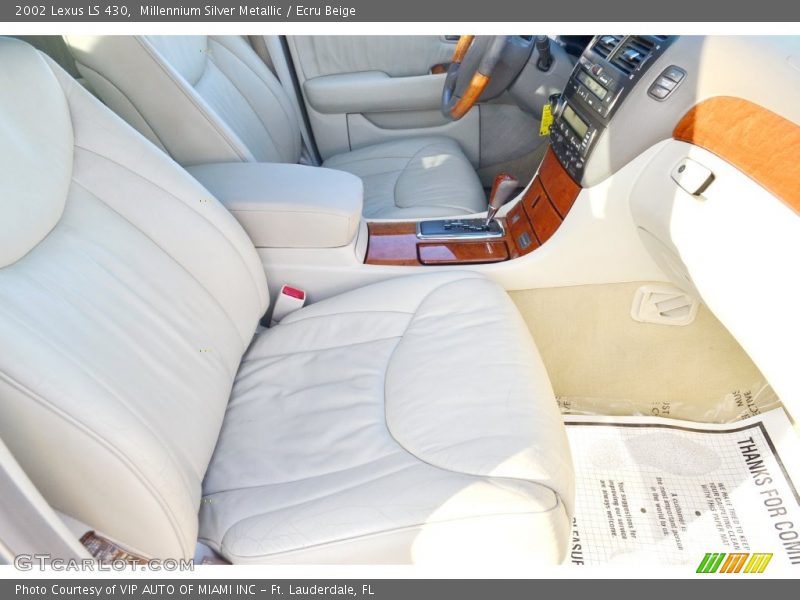 Millennium Silver Metallic / Ecru Beige 2002 Lexus LS 430