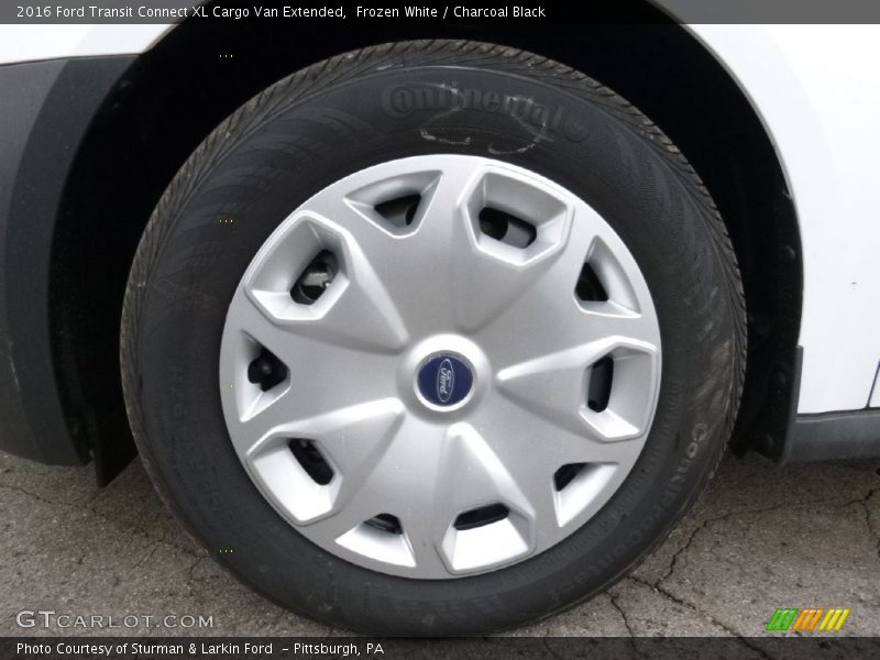 Frozen White / Charcoal Black 2016 Ford Transit Connect XL Cargo Van Extended