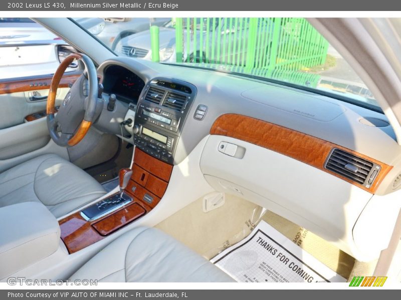 Millennium Silver Metallic / Ecru Beige 2002 Lexus LS 430