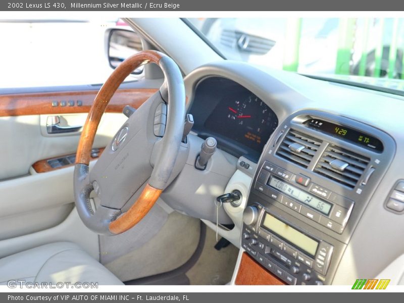 Millennium Silver Metallic / Ecru Beige 2002 Lexus LS 430