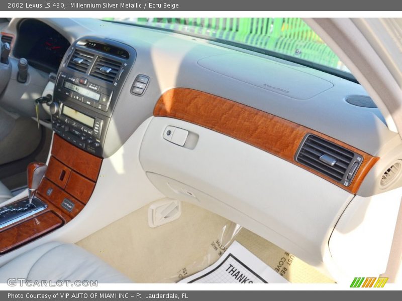 Millennium Silver Metallic / Ecru Beige 2002 Lexus LS 430